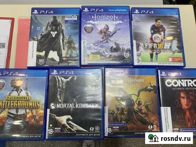 Диски игры для PS4 Нижний Тагил - изображение 1