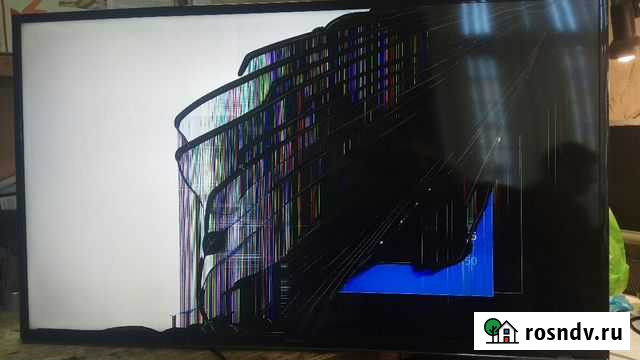 Разбитый телевизор samsung UE40HU7000U Сочи - изображение 1