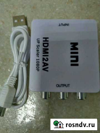 Аудио видео конвертер hdmi на RCA (тюльпаны) Волжский - изображение 1