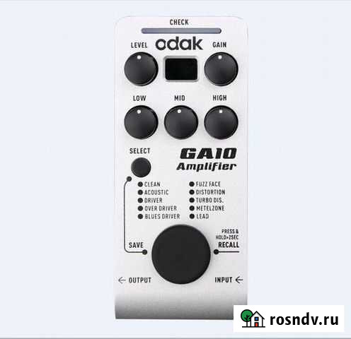 Гитарная педаль odak ga 10 Комсомольск-на-Амуре - изображение 1