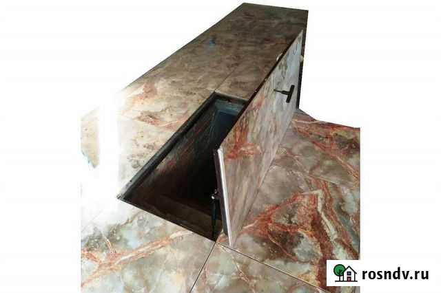 Люк скрытый в подвал под плитку ламинат на газовых Каменка - изображение 1