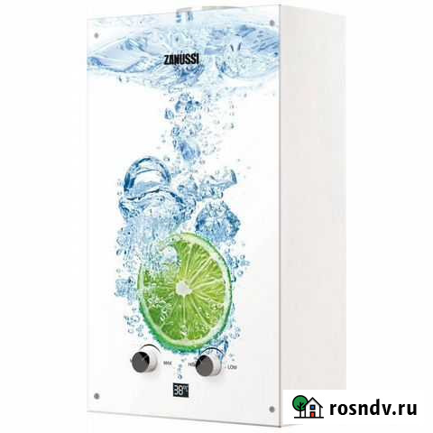 Газовая колонка zanussi GWH 10 Fonte Glass Lime Оренбург - изображение 1