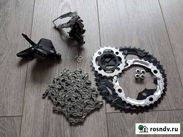 Звёзды Shimano, цепь KMC X9, манетка и переключате Белоозёрский - изображение 1