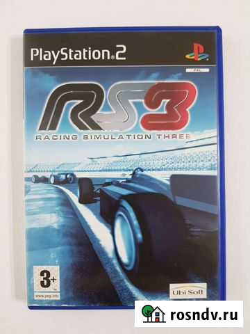 PS2. Racing Simulation 3. Лицензия (без мануала) Саратов - изображение 1
