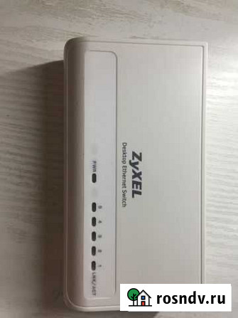 Пятипортовый комутатор Fast Ethernet zyxel ES-105S Набережные Челны - изображение 1