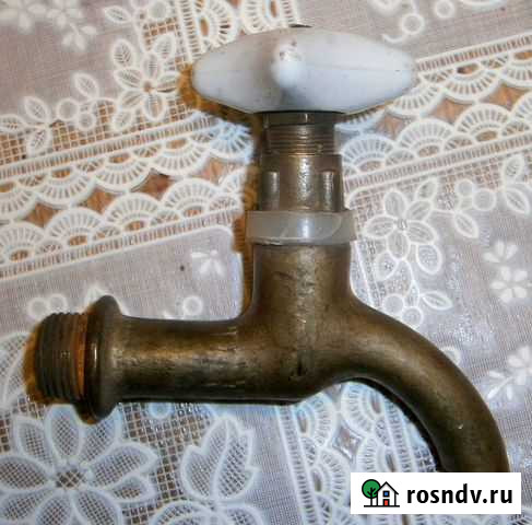 Кран латунный СССР Вологда - изображение 1