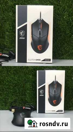 Мышь проводная MSI Clutch GM08 черный Грозный - изображение 1
