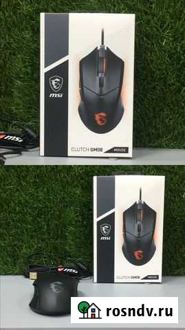 Мышь проводная MSI Clutch GM08 черный Грозный - изображение 1