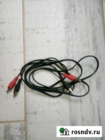 Кабель 2 rca-rca 2метра Кемерово - изображение 1