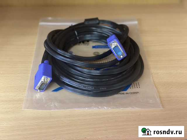 Кабель (шнур) VGA-VGA 5 м Пермь - изображение 1