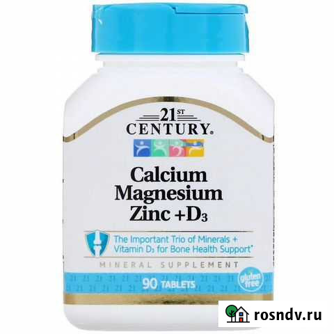 21st Century, Кальций, магний, цинк + D3 Санкт-Петербург - изображение 1