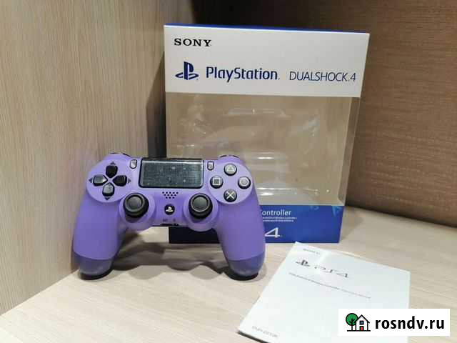 Джойстик на PS4 фиолетовый Томск - изображение 1