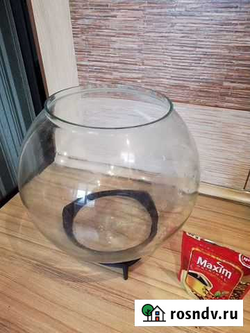 Аквариум круглый, большой, фильтр в подарок Комсомольск-на-Амуре - изображение 1