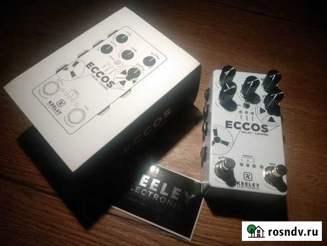 Стерео дилей + лупер + флэнджер: Keeley Eccos V2 Мурино - изображение 1