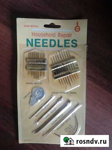 Новый набор ручных швейных игл и наперсток СССР Пенза - изображение 1