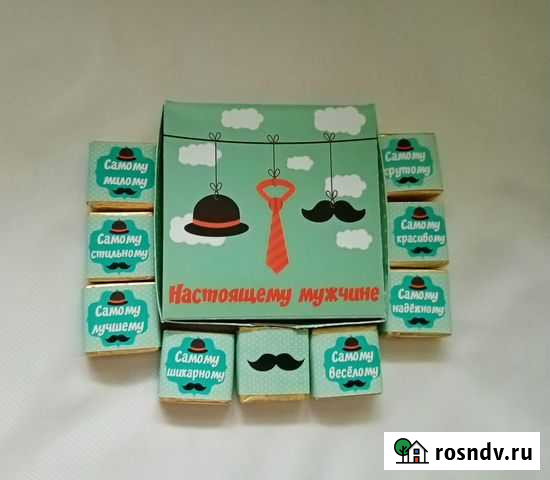 Шокобокс, подарочные конфеты. Эта цена за 9 конфет Барнаул - изображение 1