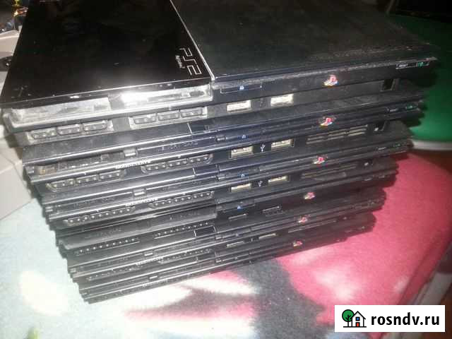 Playstation 2 Slim /карты памяти/диски Мурманск - изображение 1