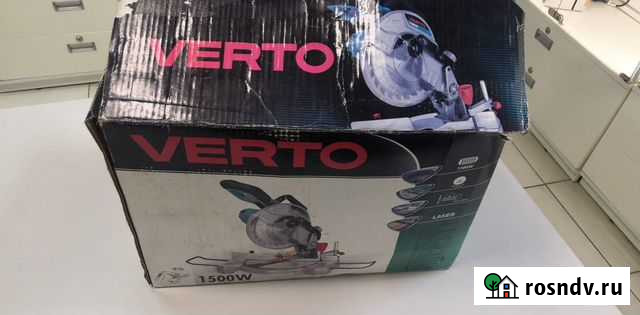 Торцовочная пила verto 52G206 арт. 40359 Черняховск - изображение 1