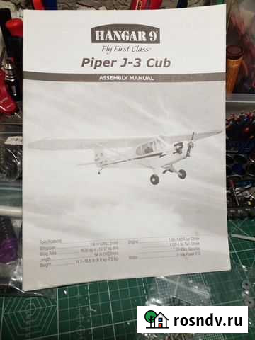 Модель самолёта Piper J-3 Cub(Hangar9) Брянск - изображение 1