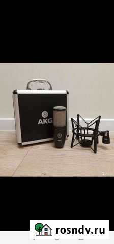 Студийный микрофон AKG P220 + Аудиокарта Behringer Ханты-Мансийск - изображение 1