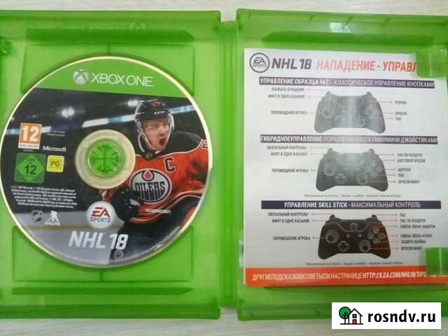 Продам игру NHL18 для xbox ONE S Оренбург - изображение 1