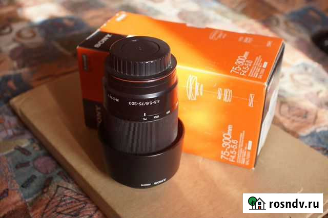 Объектив Sony 75-300mm f4,5-5,6 macro Екатеринбург - изображение 1