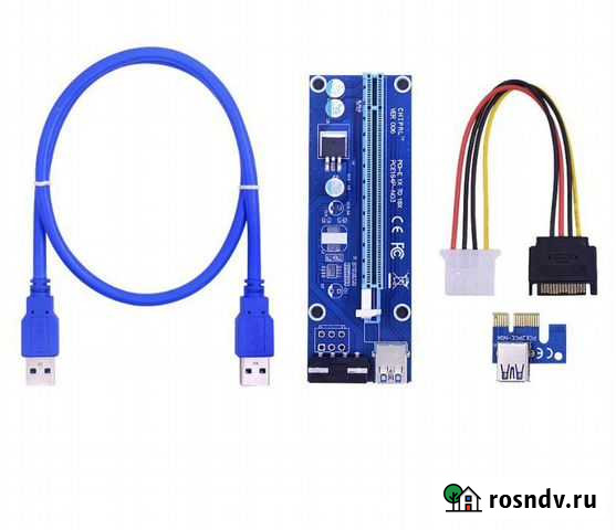 Райзер pci-e molex Ижевск - изображение 1
