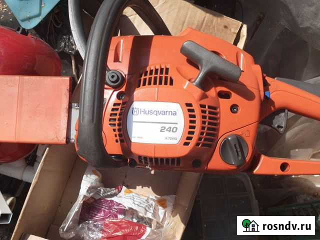 Бензопила хускварна 240 Грязи - изображение 1