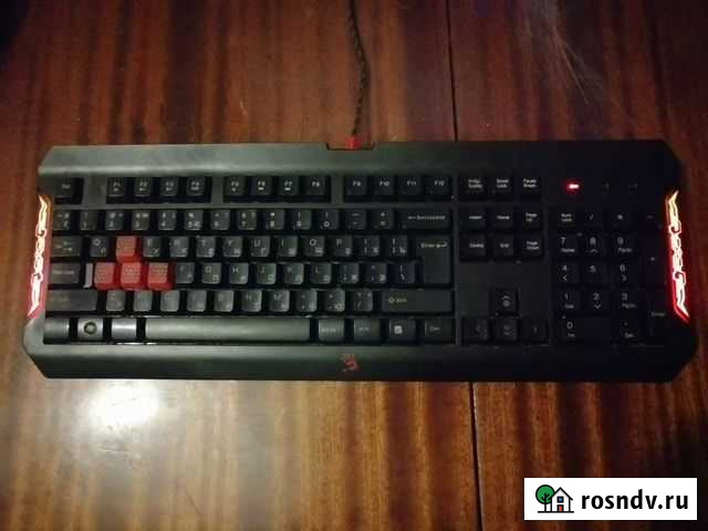 Клавиатура A4tech Bloody Q100 (+ коврик и мышь) Брянск - изображение 1