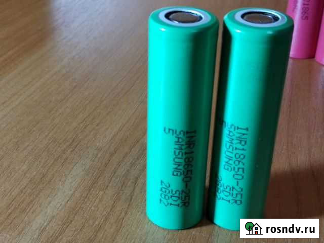 Аккумулятор samsung INR18650-25R LiMn2O4. Высокото Омск - изображение 1