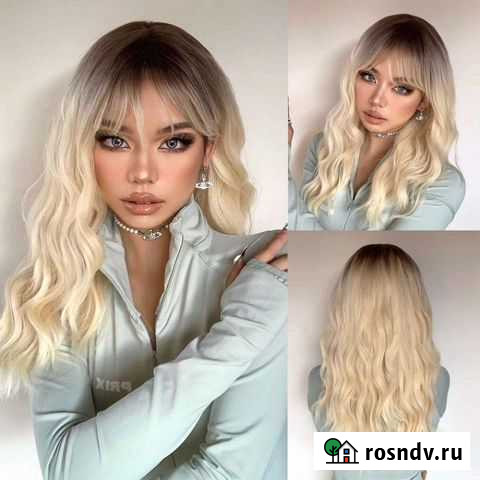 Парик омбре блонд волнистый. Новый Воронеж - изображение 1