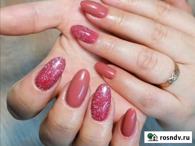 Маникюр гель лак наращивание Бийск - изображение 1