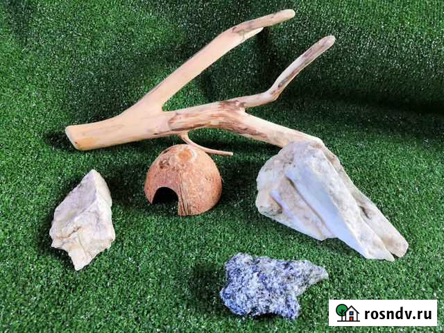 Коврик в террариум травка. Коряга Ступино - изображение 1