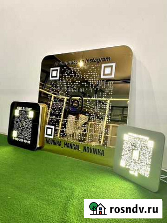 Вывеска для бизнеса с qr кодом 94094 Хабаровск - изображение 1