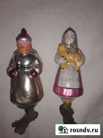 Ёлочные игрушки времён СССР. 50-60 года., 70-90 го Данков