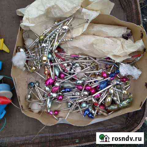 Елочная гирлянда стекло СССР Феодосия