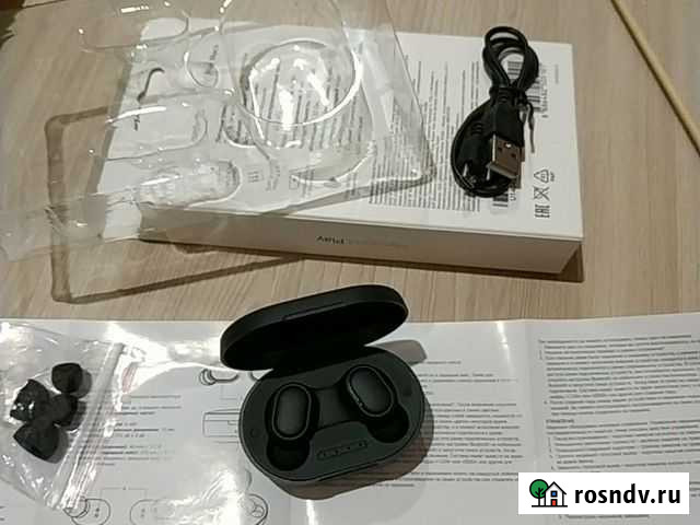 Новые беспроводные tws наушники rombica mysound pl Тула - изображение 1