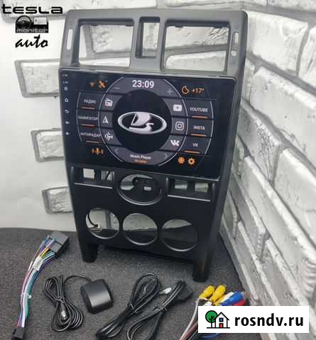 Магнитола на Лада Приора 9дюймов android 9 +рамка Махачкала - изображение 1