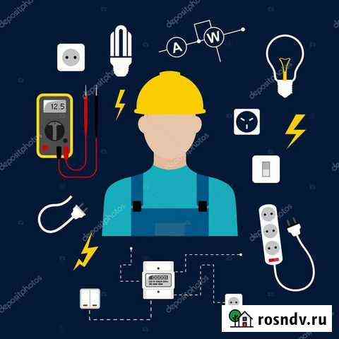 Электрик. Монтаж розеток, выключателей, щитка Махачкала