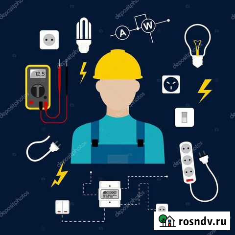 Электрик. Монтаж розеток, выключателей, щитка Махачкала - изображение 1