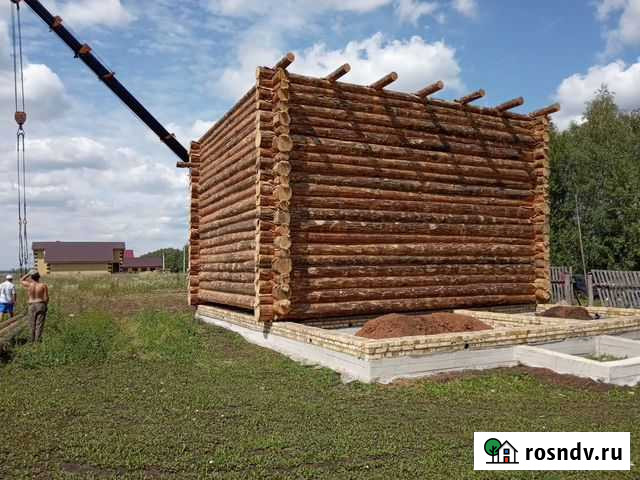 Сруб 9.35 9.35 по осям 2 этажа Октябрьский - изображение 1