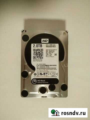 Жесткий диск Wd 2 tb faex Black Казань - изображение 1