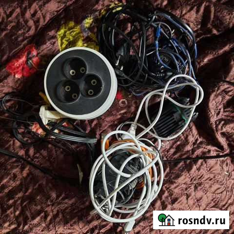 Много разных проводов: удлинитель, тройник, перехо Пермь - изображение 1