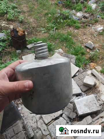 Фляжка солдатская алюминиевая Супсех - изображение 1