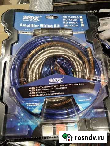 Набор проводов для подключения усилителя 6Ga Майкоп - изображение 1
