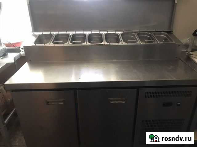 Пицца стол с холодильными камерами и гастроемкостя Вилючинск - изображение 1