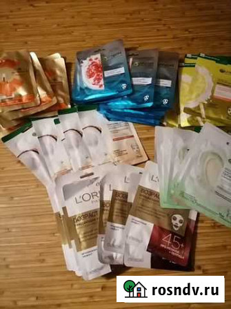 Маски для лица garnier, loreal, чёрный жемчуг Дзержинский - изображение 1