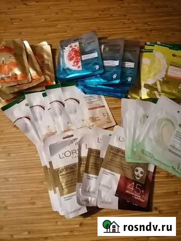 Маски для лица garnier, loreal, чёрный жемчуг Дзержинский - изображение 1