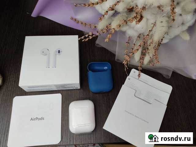 Apple airPods 2 новые Каменск-Уральский - изображение 1