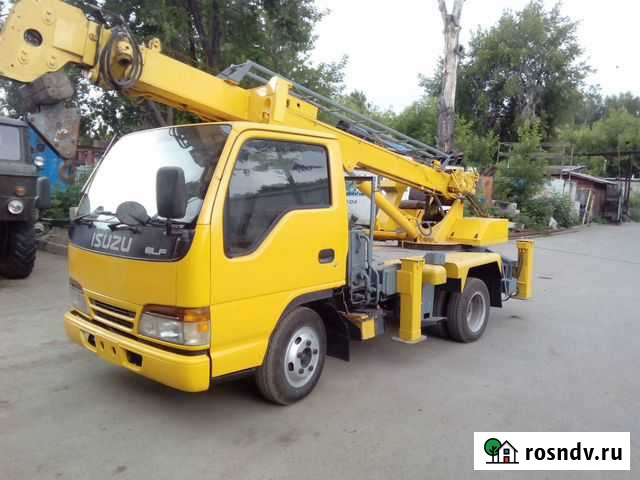 Isuzu Elf бурильно-крановая машина Новосибирск - изображение 1
